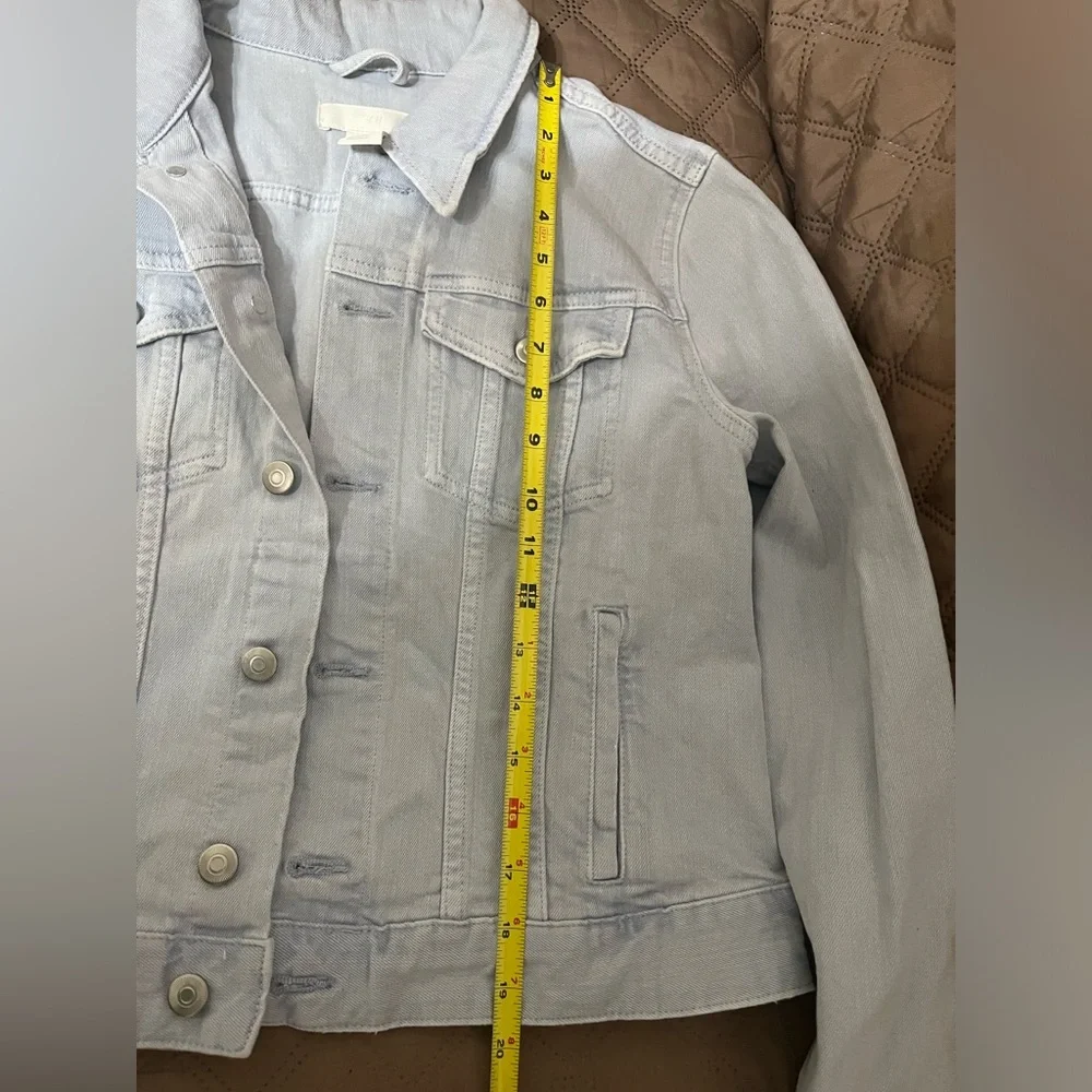 H&M 4 Pockets light blue Jacket size 10